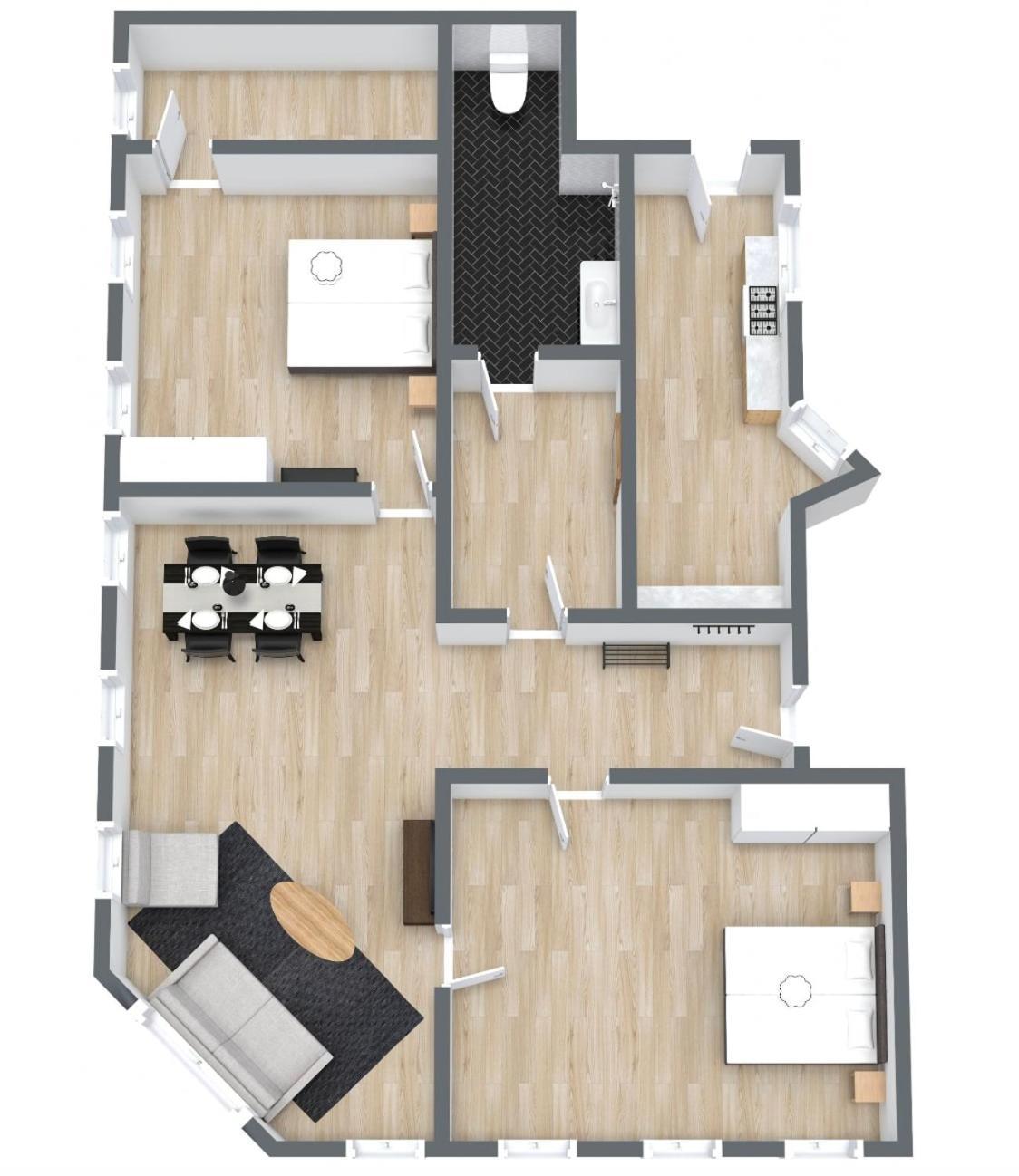 Spacious Tivoli Gardens Apartment W 3 Bedrooms Copenhagen Exterior photo